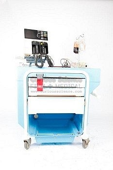 Blue Modern Crash Cart Defib Priced Seperately